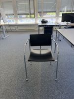 Top Zustand: Stilvoller Stuhl mit verchromtem Stahlrohr 58