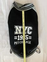 Cooles Hunde Hoodie College Jacke NYC