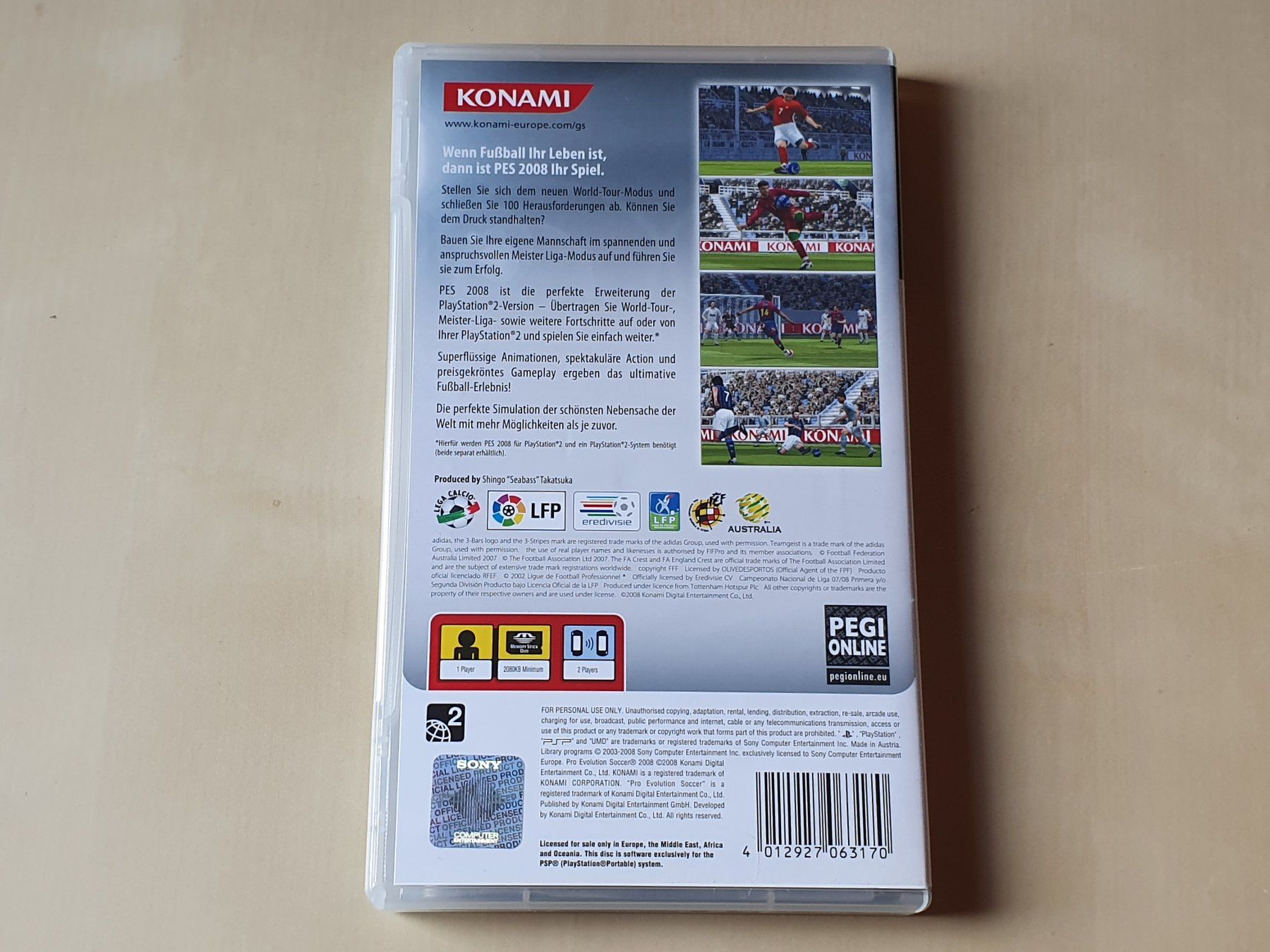 Sony Giochi: Pro Evolution Soccer 2008 PES – Usato da Stansstad venduto da collectorsshop 1