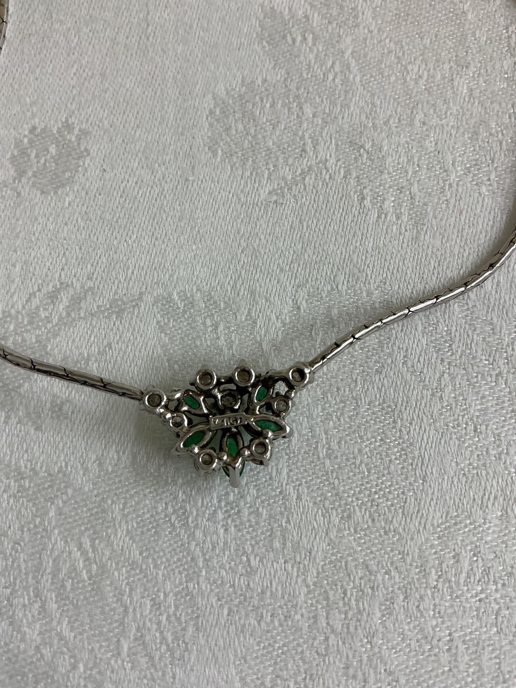 Catenine: Wunderschönes Collier 750 Weissgold – Usato da Bern venduto da vielerart 4