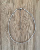 delicate boutique necklace with faceted beads