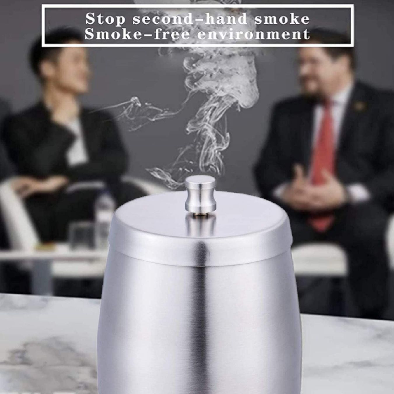 Portacenere: Aschenbecher Sturmaschenbecher Edelstahl – Nuovo (secondo la descrizione) da Thun venduto da Newnewshop 8