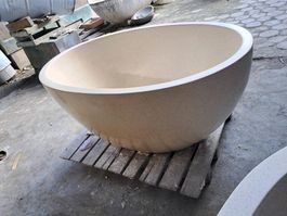 Badewanne Freistehende Terrazzo Stein Bad Wanne Steinwanne