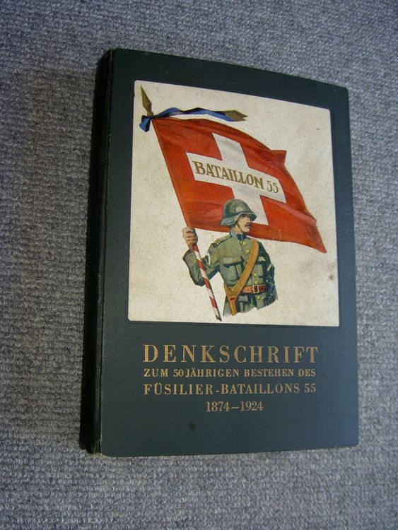 DENKSCHRIFT ZUM 50 J. BESTEHEN DES FÜS.BAT. 55 18741924 Kaufen auf