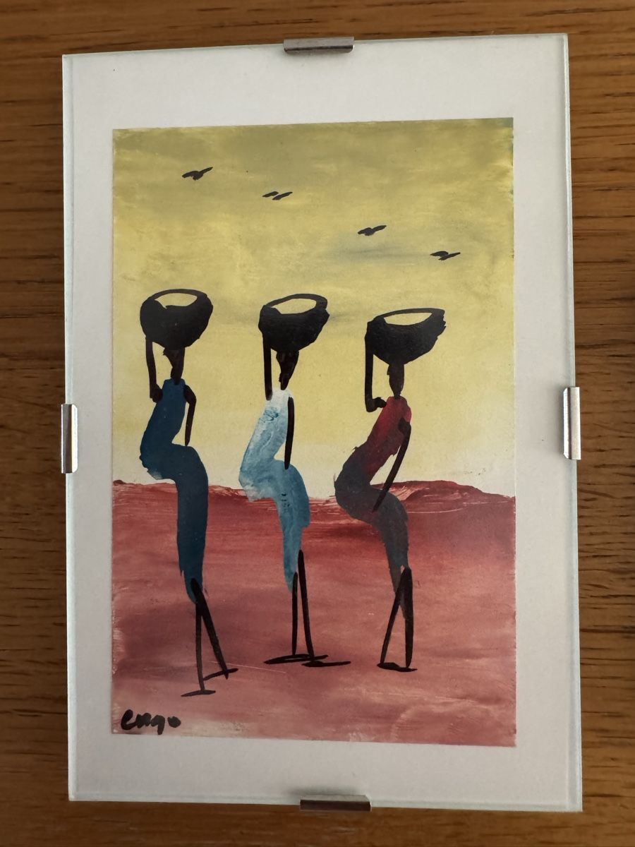 Foto & Immagini: 3 afrikanische Bilder - handgemalt – Usato da Rümikon AG venduto da kar_8vy5 1