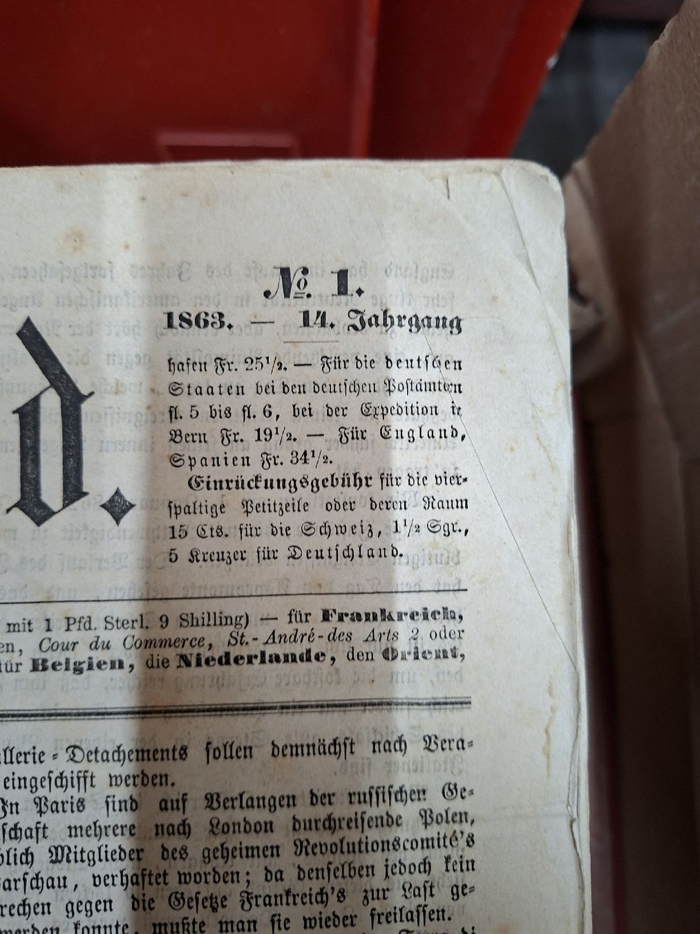 Libri: Antikes Buch 1863 – Usato da Faulensee venduto da maic.heutschi 2