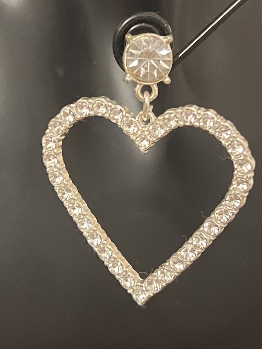 Orecchini pendenti & Orecchini a lobo: Funkelnde Strass Herz Ohrringe – Nuovo (secondo la descrizione) da Seon venduto da Sunny-Schmuck78 1