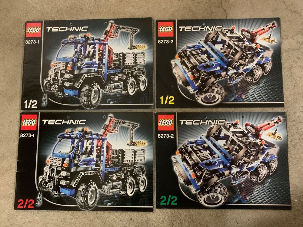 LEGO Technic 8273, 100% kompl. für beide Varianten, ab 1.00. (Gebraucht ...