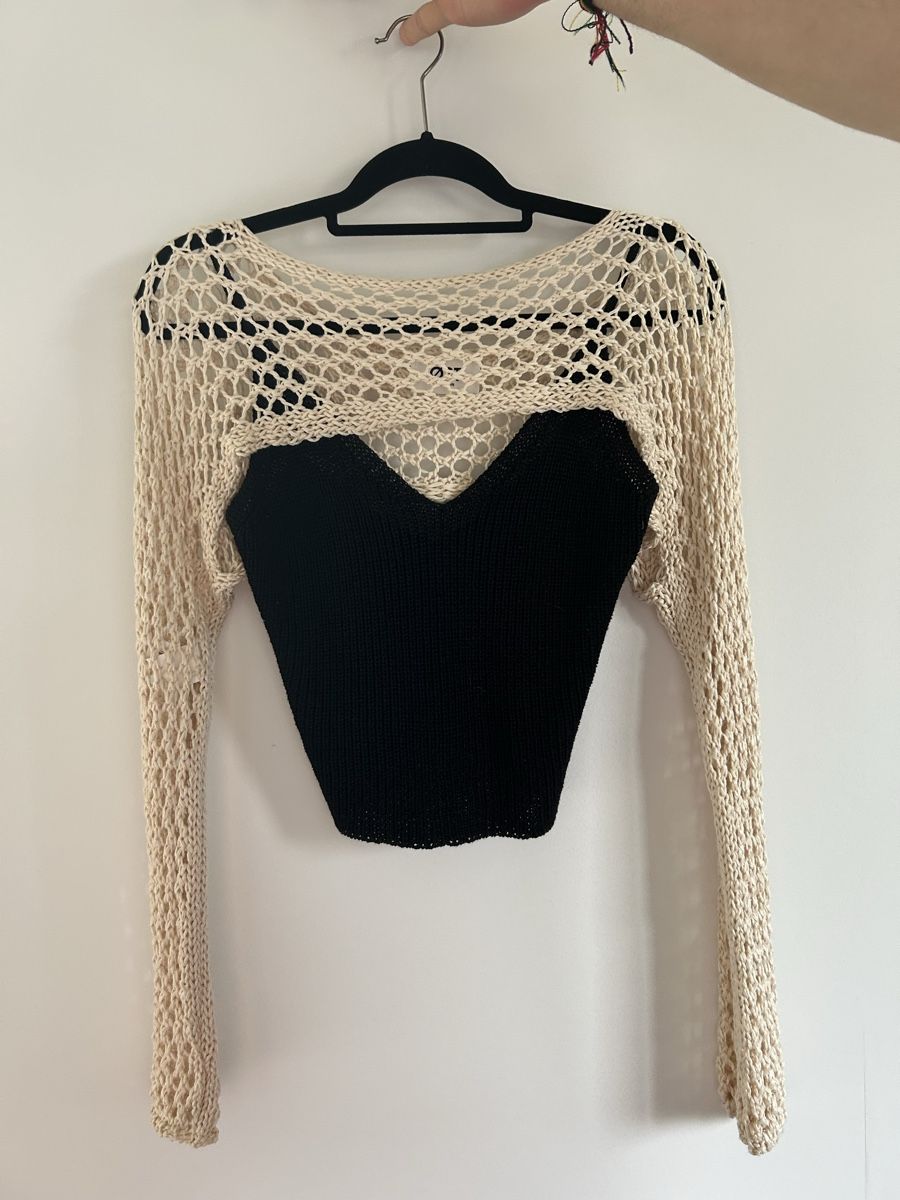 Top: Top mit Ärmel 💋 – Nuovo (secondo la descrizione) da Basel venduto da lenarrari