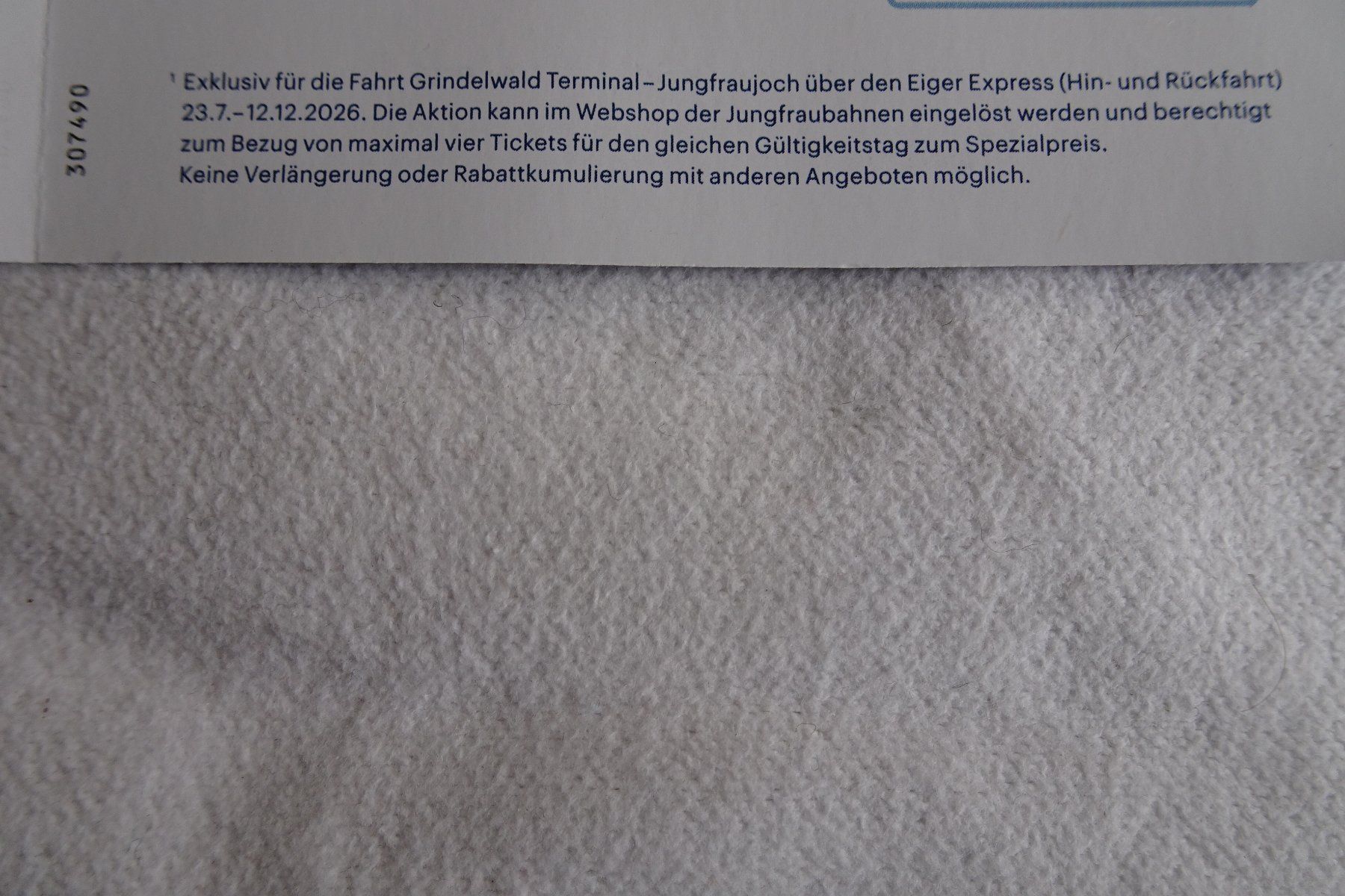 Bons: Gutschein Jungfraujoch - 50 % auf Fahrt mit pers. Code – Neuf (Voir description) à Strengelbach par schmetterling20 2