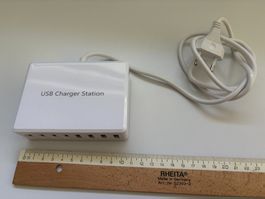 USB Ladegerät Ladestation USB C,A / 8 Ports/Versand möglich