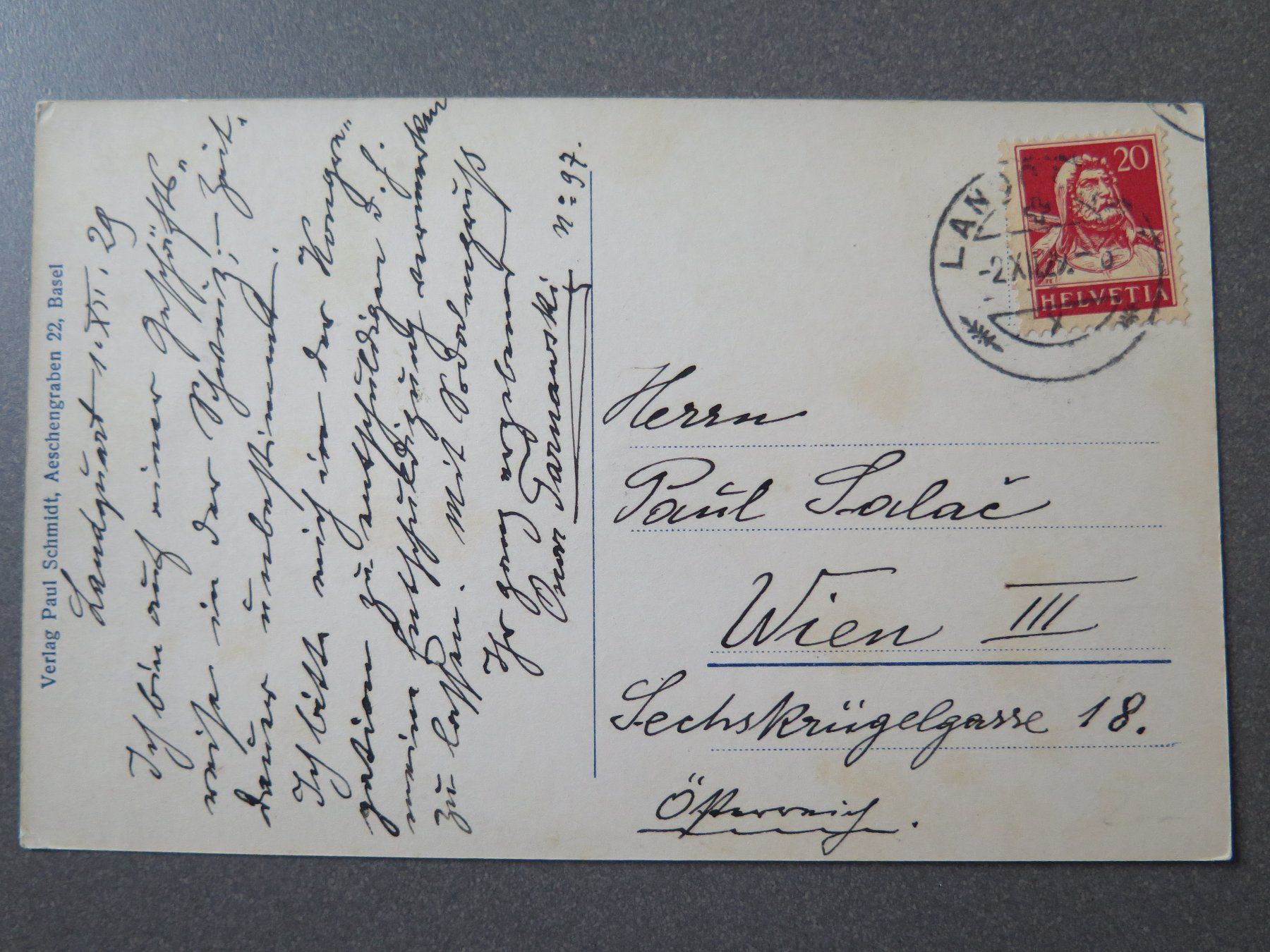 Cartoline postali: LANDQUART – Usato da Wittenbach venduto da lipasal 2