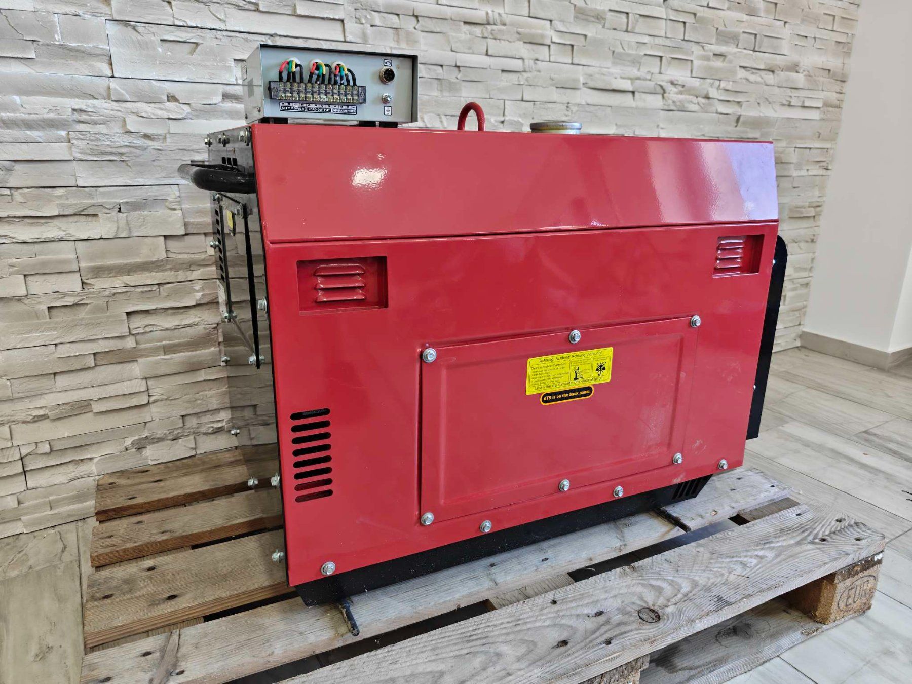 Generatori di corrente: Diesel Stromerzeuger 8,57PS 5000W Notstromaggregat Generator – Difettoso da Baar venduto da Werkzeugzentrum 5