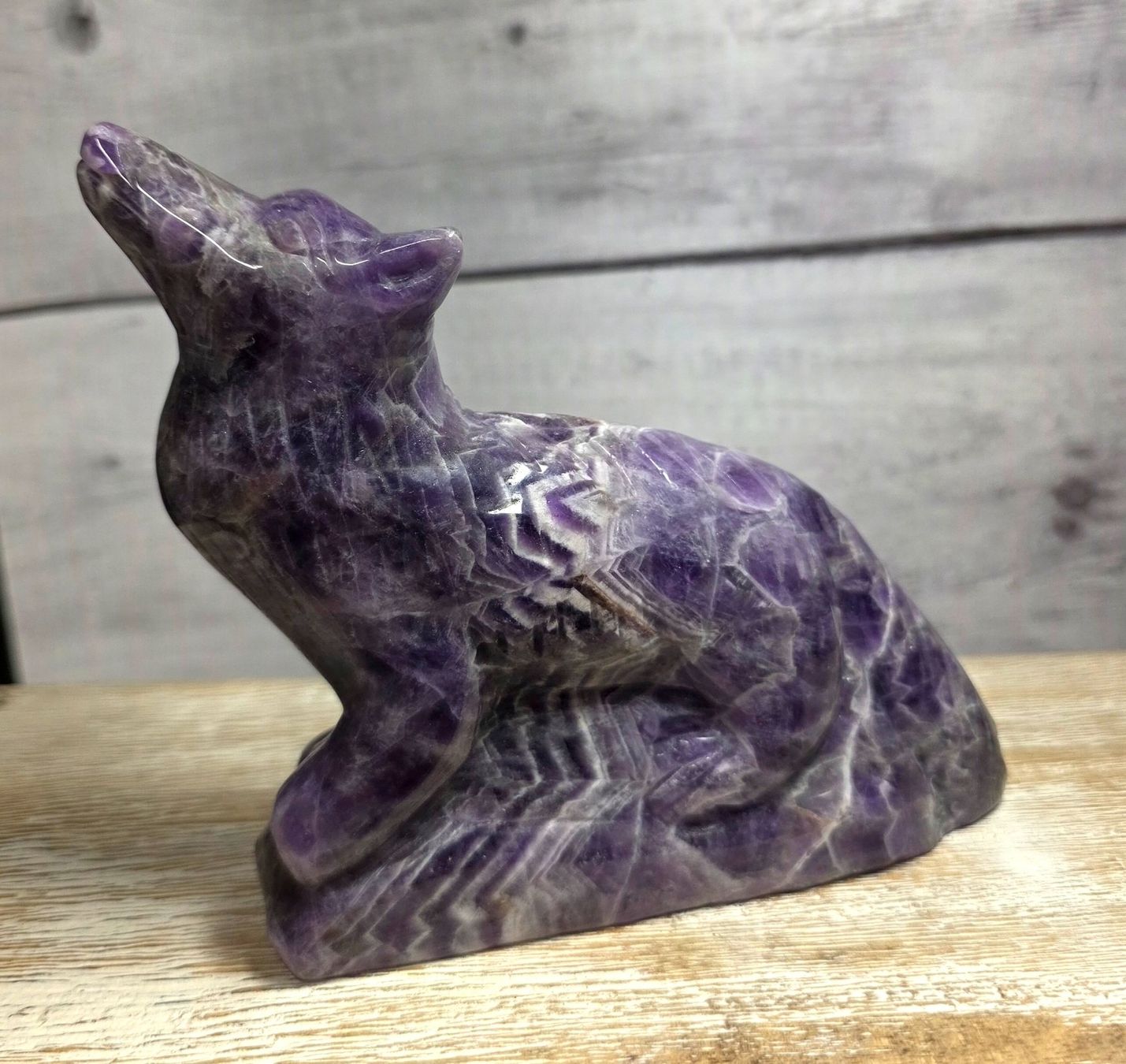 Minerali & Pietre curative: Amethyst Wolf 750g – Nuovo e nell'imballaggio originale da Matzingen venduto da Shay_Crystalz