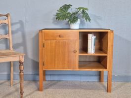 60-70s Sideboard Dresser Kommode m Schublade, Schrankfach