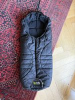 Universal Fusssack Kinderwagen Schwarz Fleece Winter Teddy