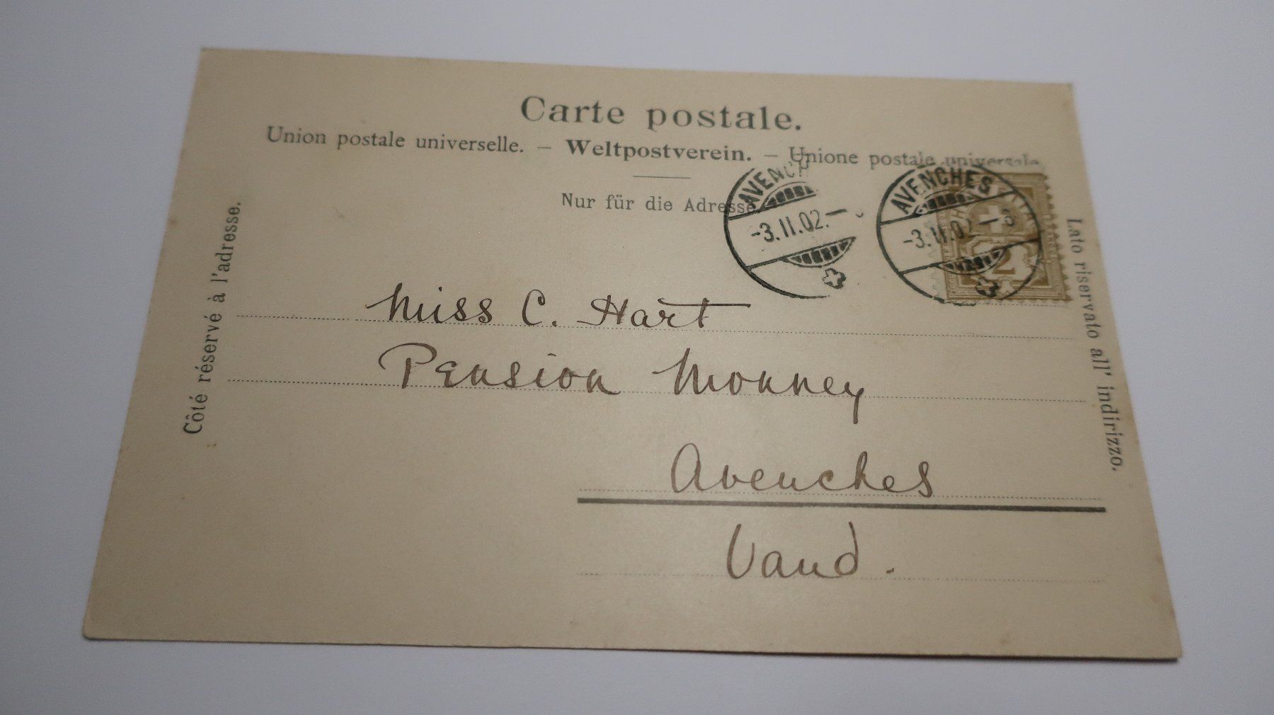 Cartoline postali: Champ du Moulin N° 763  1902 – Usato da Cormoret venduto da Pascalll2001 4