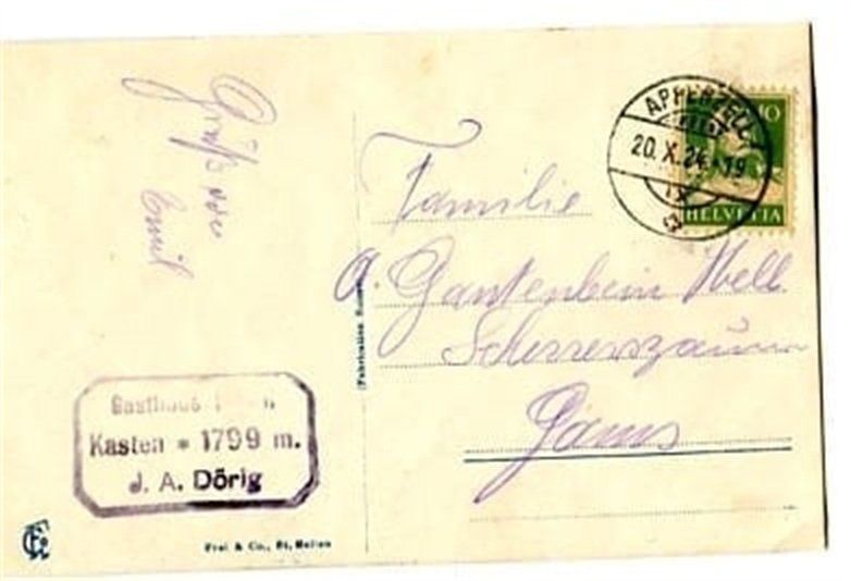 Ansichtskarten: Hoher Kasten – Gebraucht aus Ottikon b.Kemptth. von Neptun1974 1
