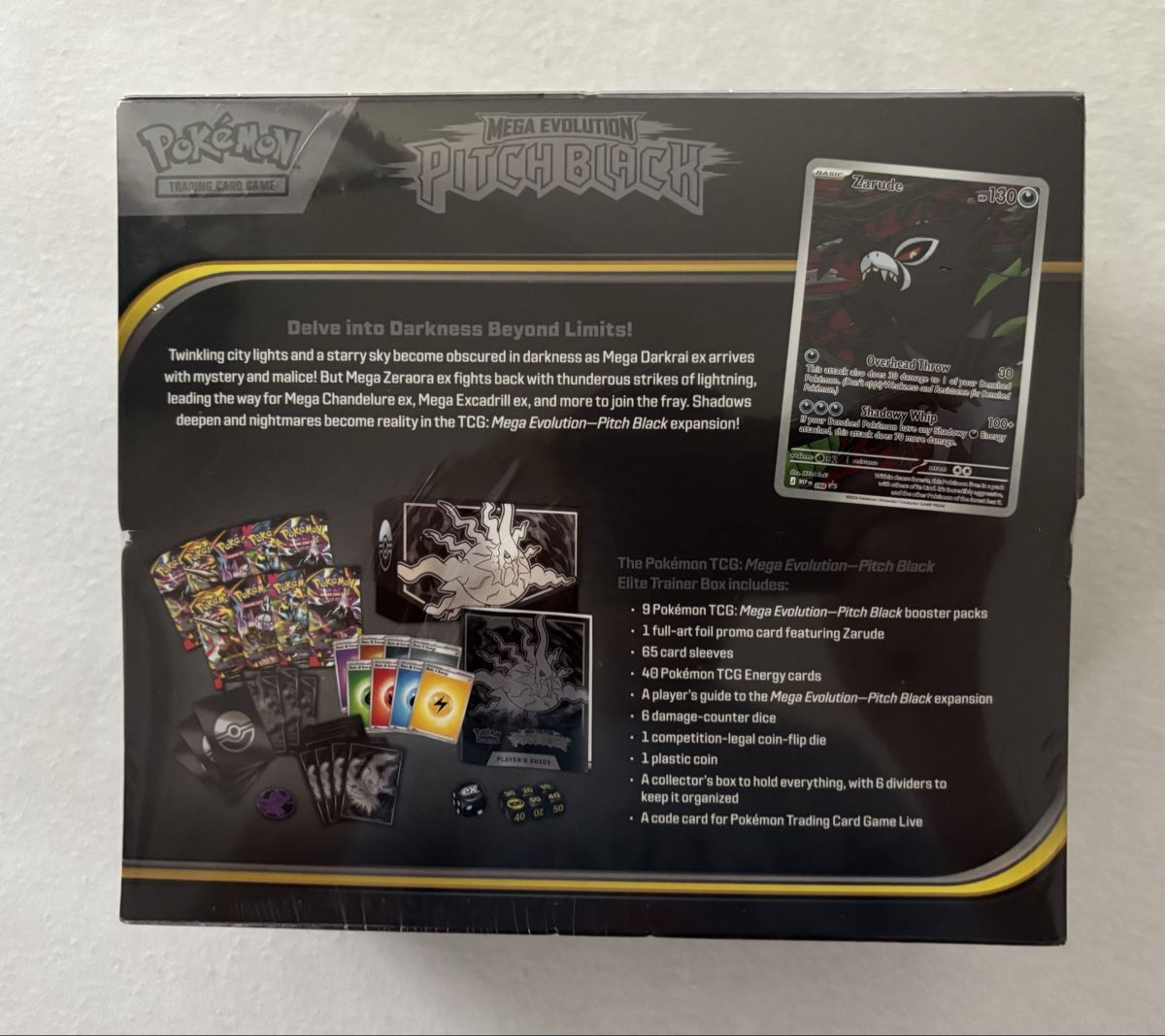 Pokémon Sammelbilder & Trading cards: Pokemon Mega Evolution Pitch Black - Elite Trainer Box – Neu und originalverpackt aus Mülligen von atwag 1