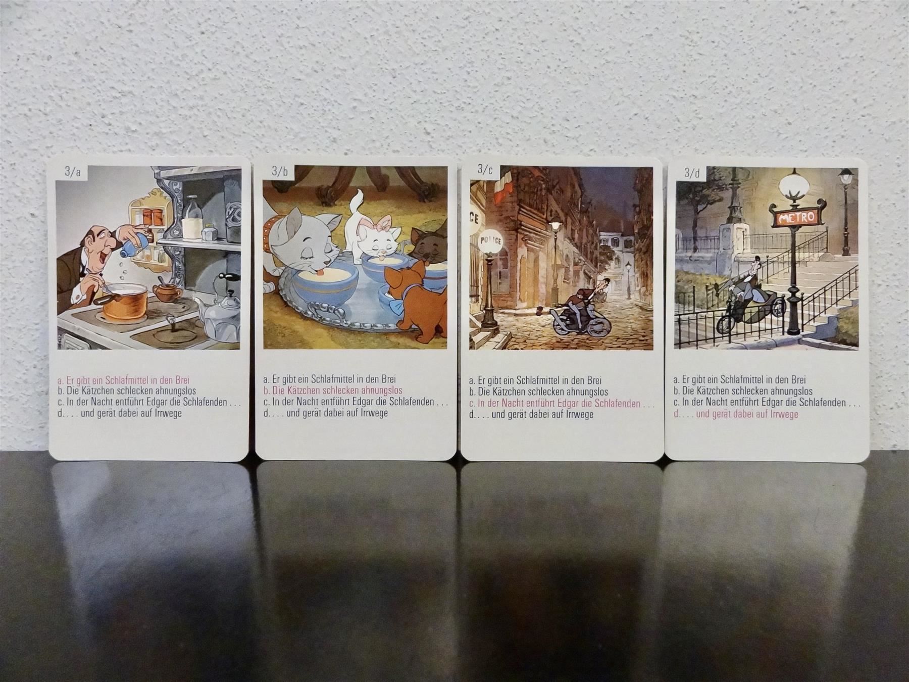 Disney Spiele: schönes altes Quartett ARISTOCATS DISNEY – Gebraucht aus Kerzers von wisaundso 4