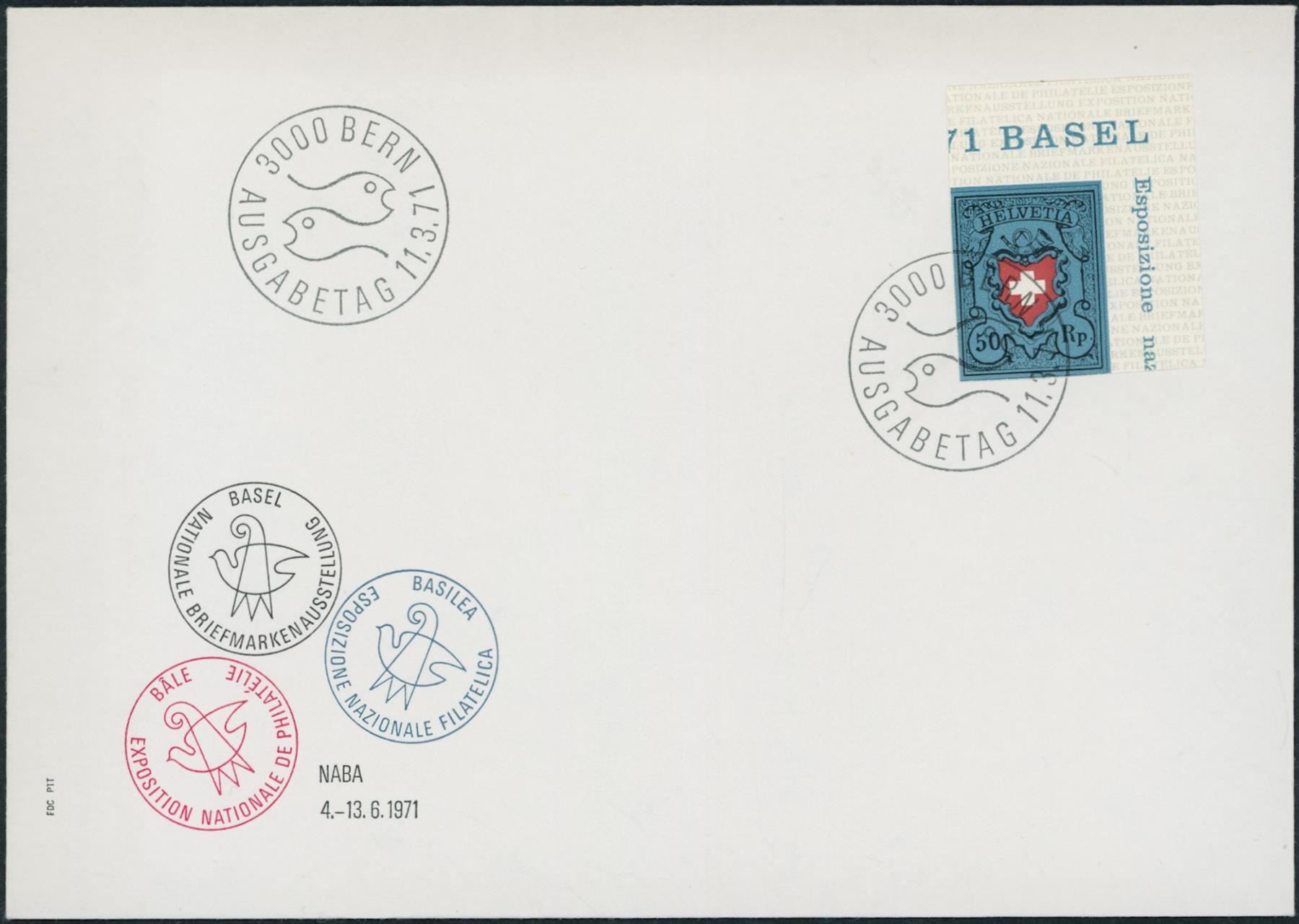 Tous les timbres: 1971 - Naba - Blockausschnitte - FDC U1 – D'occasion à Schindellegi par leecollect 1