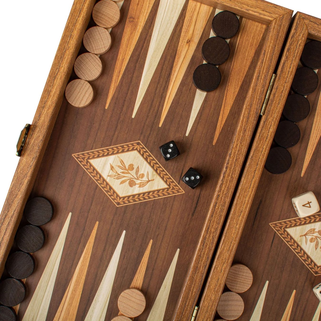 Giochi: Backgammon en bois de wengé classique / Medium ( NEUF ) – Nuovo e nell'imballaggio originale da Meyrin venduto da ChiaraMania 8
