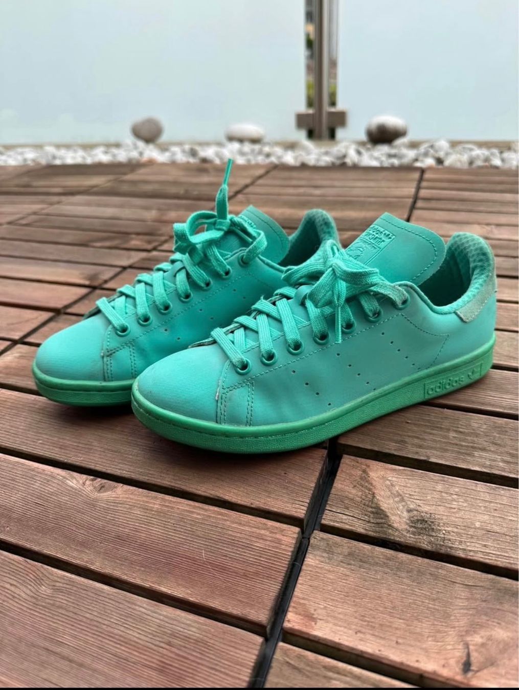 Adidas Scarpe da uomo: Adidas Stan Smith turquoise taille 38 2/3 – Usato da Bettens venduto da Bruna_Simoes