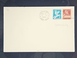 CL23 Enveloppe + Timbre Suisse 1936