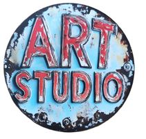 ART STUDIO - Blechschild  (neu/OVP)