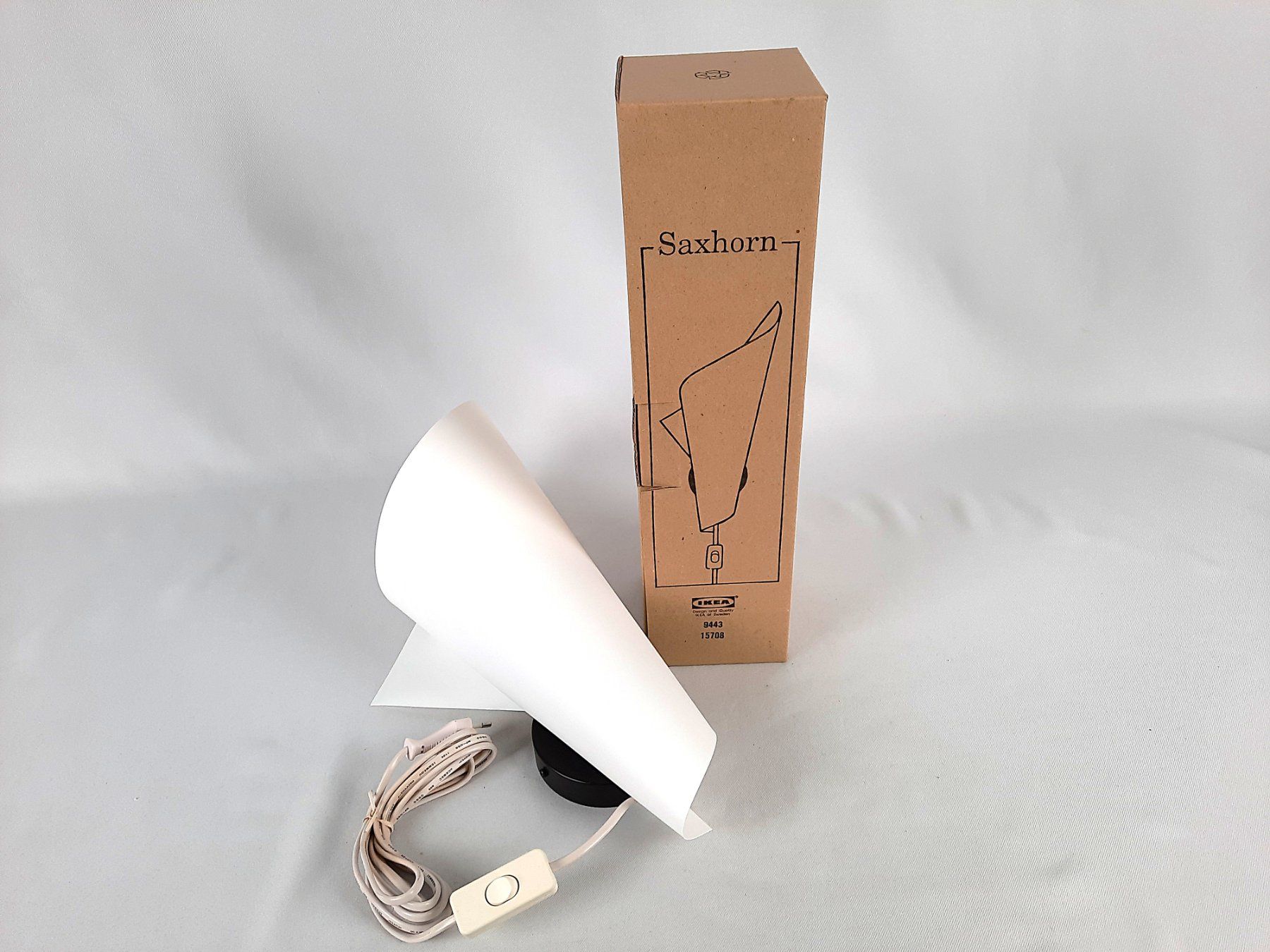 Ikea Lampade: IKEA SAXHORN Wandlampe – Nuovo (secondo la descrizione) da Beinwil am See venduto da Restwert_Beinwil 7