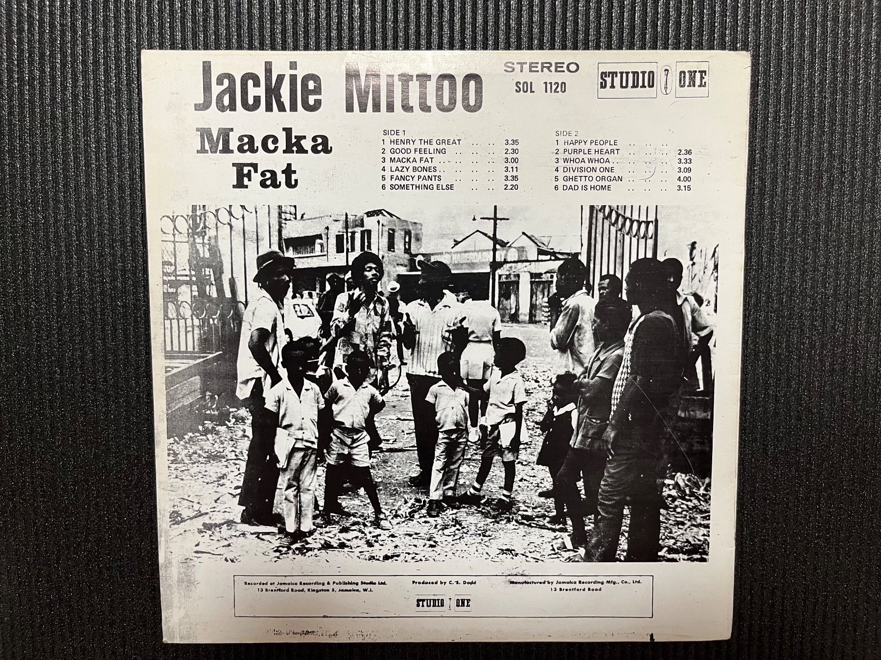 Schallplatten: Jackie Mittoo Macka Fat – Gebraucht aus Olten von Xtra 1