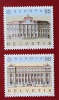EUROPAMARKEN 797 798 POST GENF LUZERN 1990** POSTFRISCH