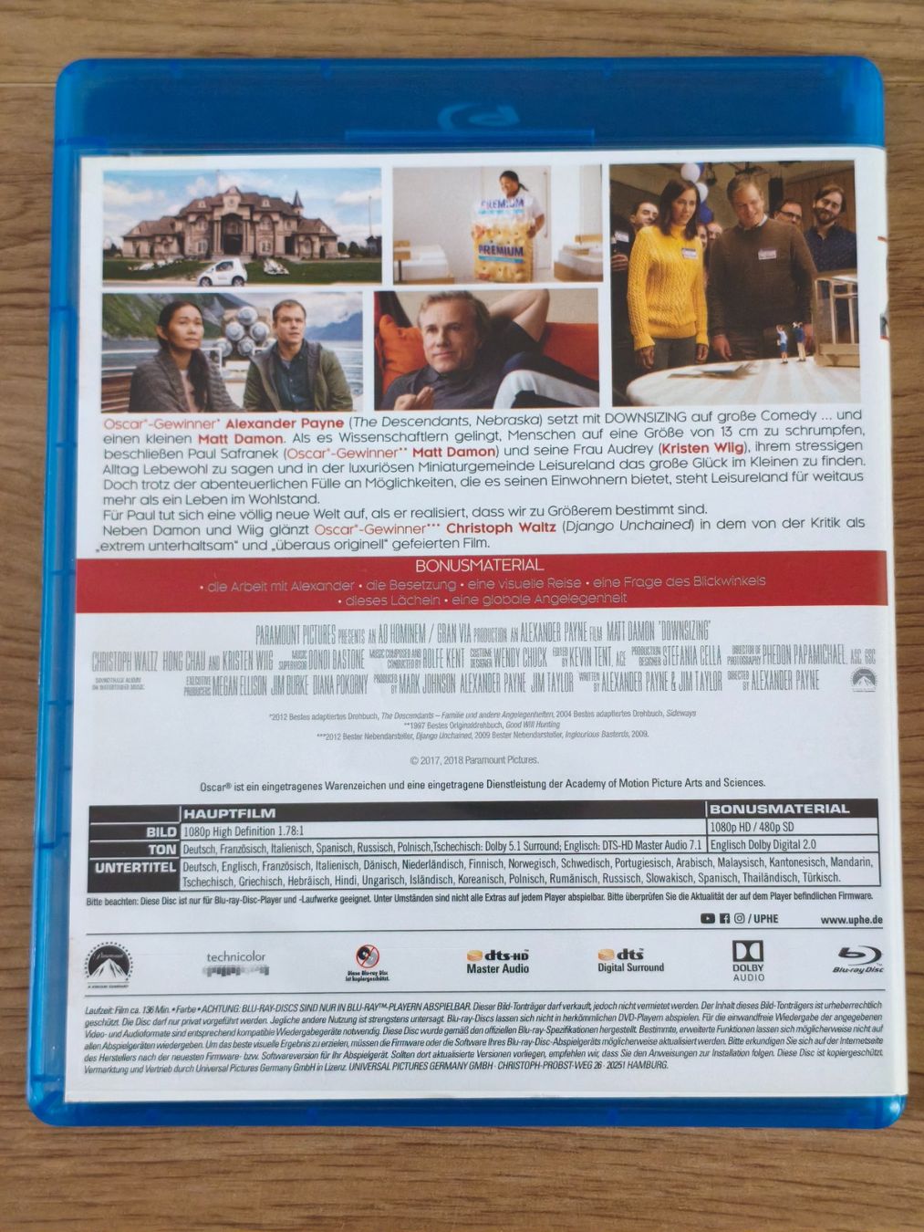 Alle DVDs: Downsizing - mit Matt Damon – (Blu-ray/2017) – Gebraucht aus Schaffhausen von philscardstore 1