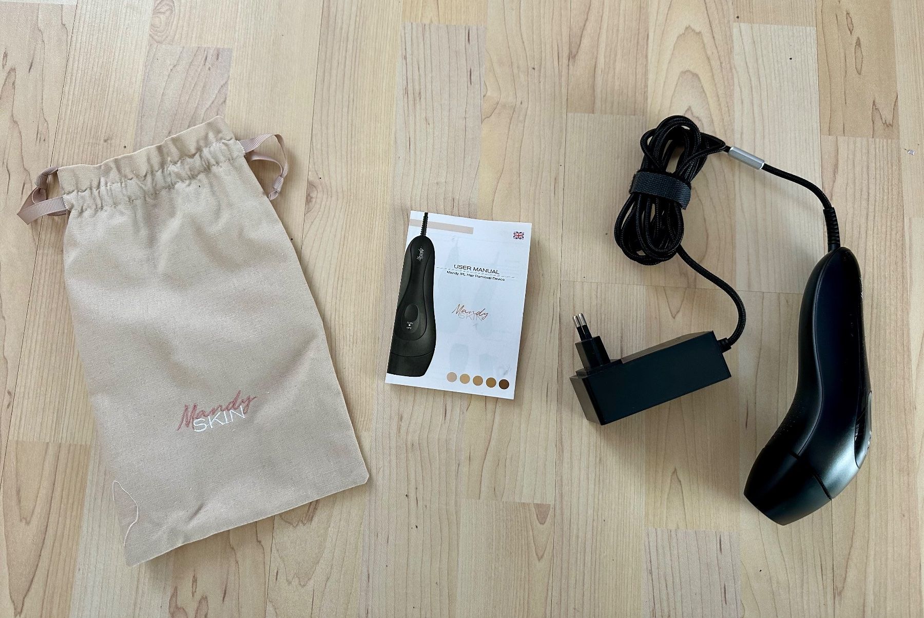 Epiliergeräte: Haarentferner Mandy Skin, IPL-Technologie, schwarz – Neu (gemäss Beschreibung) aus Wallbach von paxnic