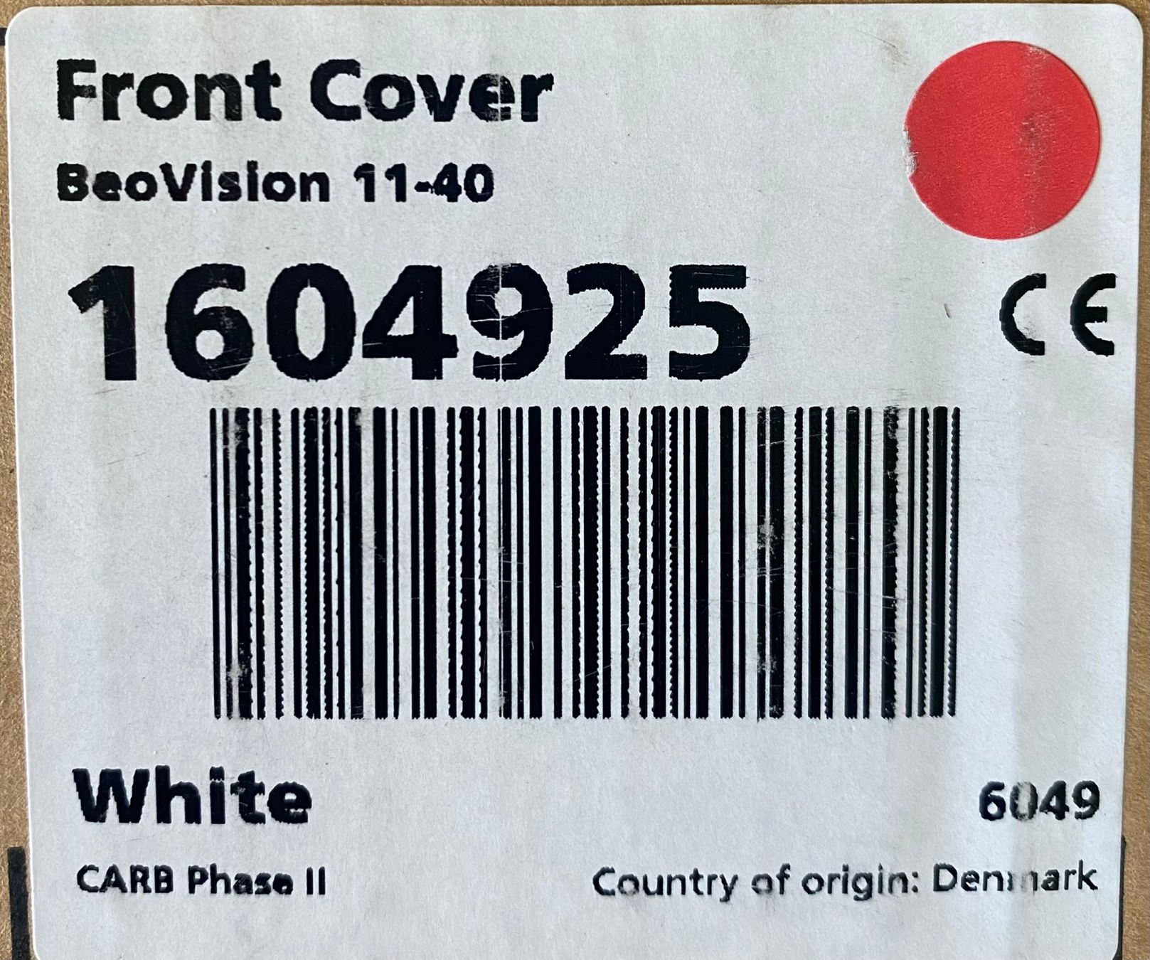 Televisori: Front cover White Beovision 11-40 – Nuovo e nell'imballaggio originale da Bex venduto da 1_style 1