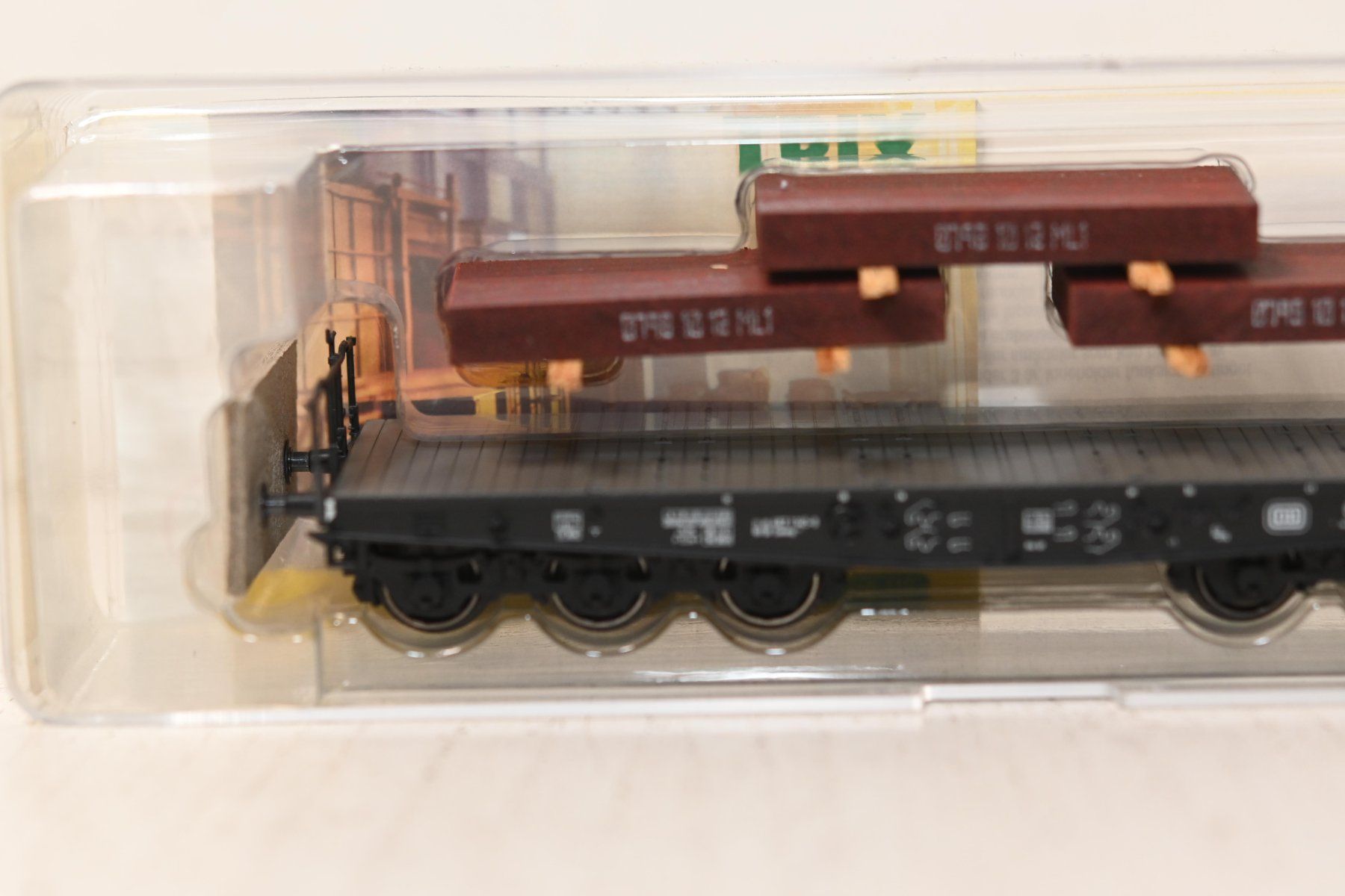 Trix Modellini di ferrovie: Trix 24057 Scherlastwagen Sammp HO/DC mit OVP – Usato da Laupen ZH venduto da Zmoewe 1