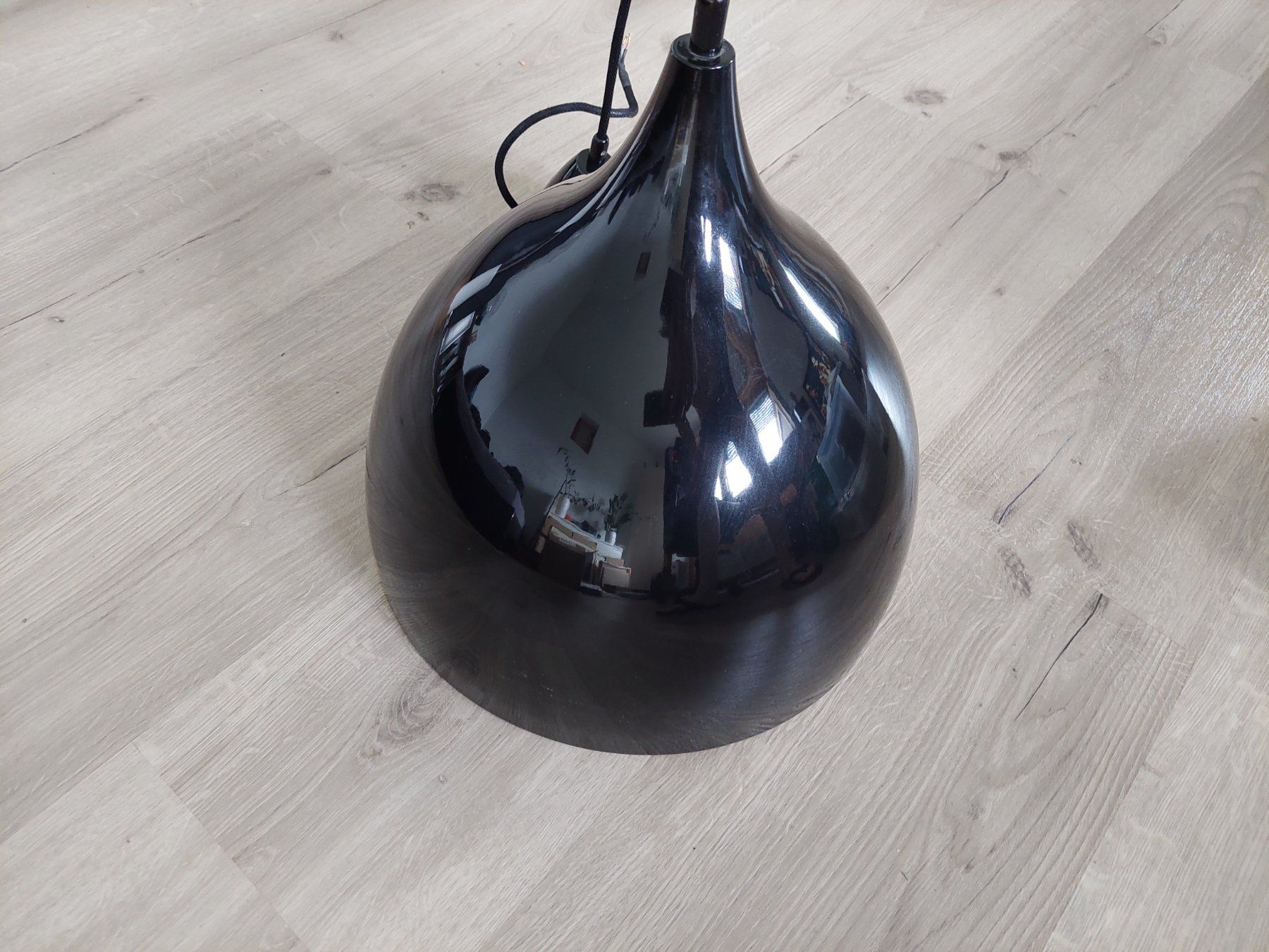 Kronleuchter & Deckenlampen: Grosse Lampe schwarz Top Zustand – Gebraucht aus Obfelden von Foto_Bild_Kunst_Buch 1