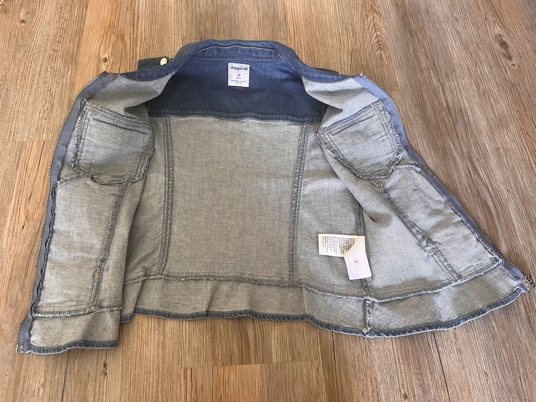 Mayoral Altro abbigliamento per bambina: Mayoral Jeansweste Gr. 16 / 162 neu – Nuovo (secondo la descrizione) da Belp venduto da Solyluna 3