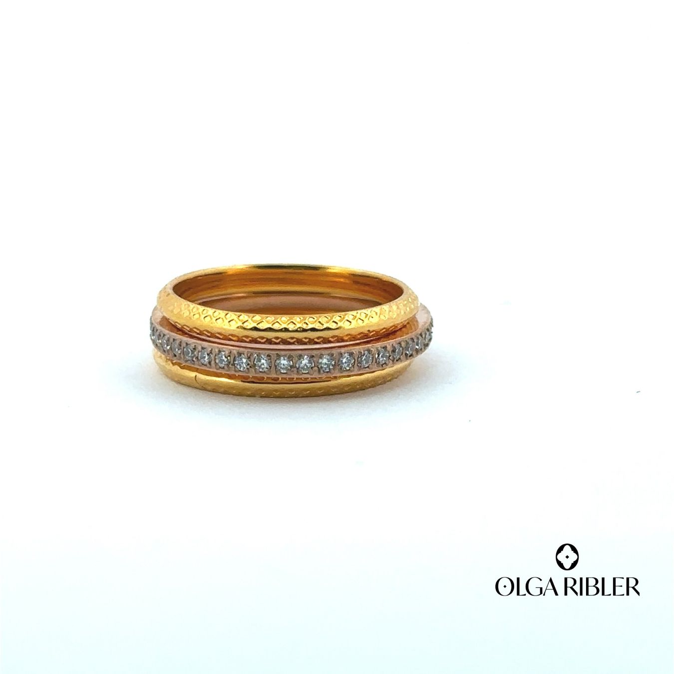 Olga Ribler Bagues: Edelstahl  Ring Set Grösse 52 – Neuf (Voir description) à Luzern par Schmuckoutlet 7