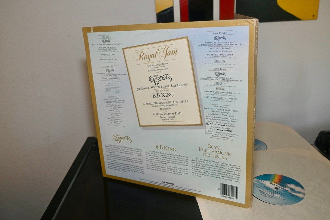 Dischi in vinile: Crusaders Ft. BB King-Royal Philharmonic Orch. 2xLP VG+/EX – Usato da Pfaffhausen venduto da mono_rec 2