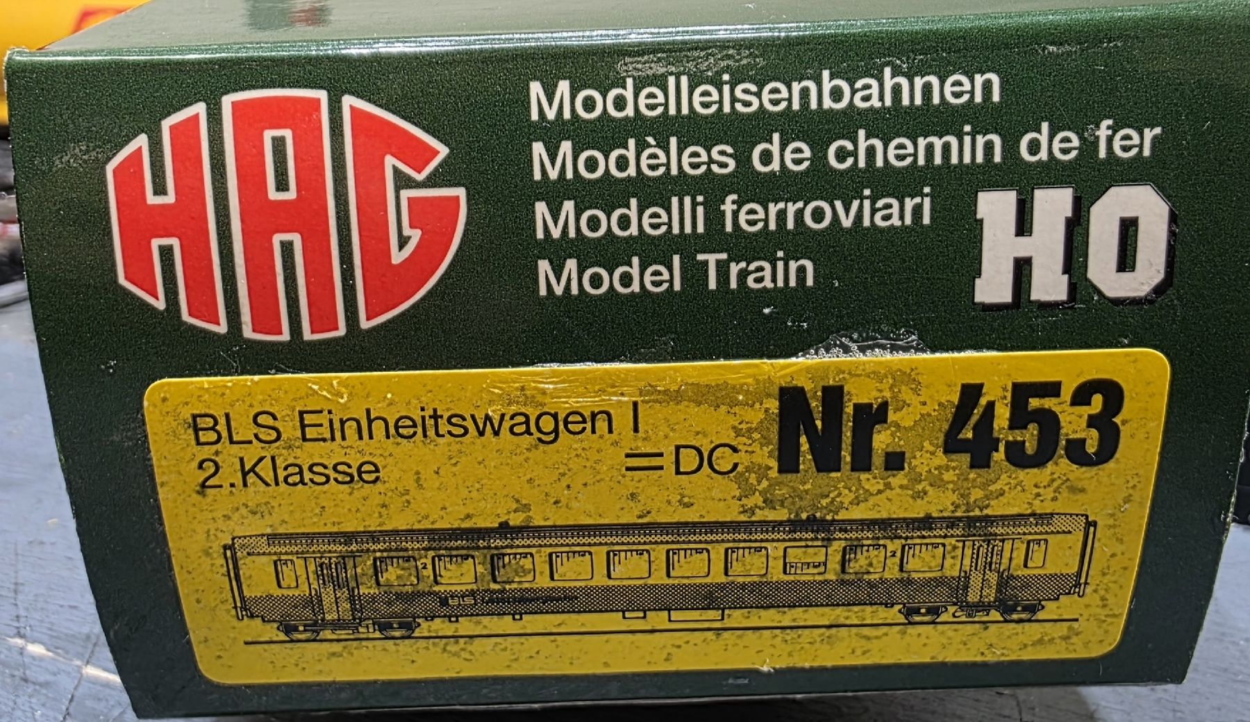 Hag Modelleisenbahnen: Hag Nr. 453 BLS HO 2 Klasswagen DC – Gebraucht aus Schwarzenburg von hebusch54 1