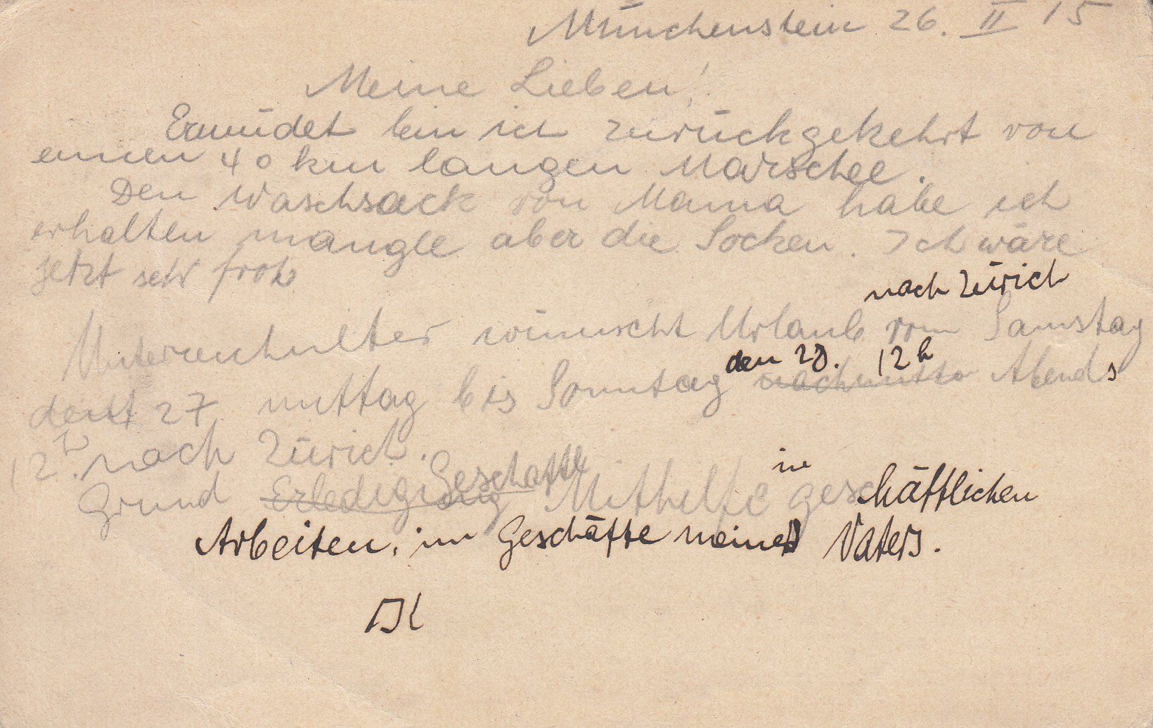 Alle Briefmarken: 1. Weltkrieg Feldpostkarte – Gebraucht aus Bürglen TG von StampGraf 1