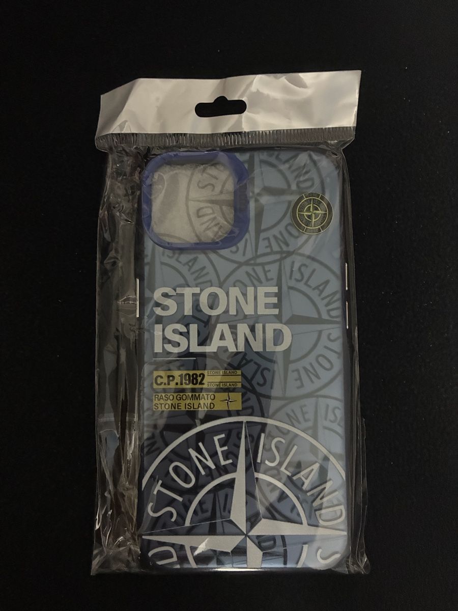 Stone Island Cover & Protezioni schermo: STONE ISLAND CASE BLUE IP14 – Nuovo (secondo la descrizione) da Taverne venduto da YOHISTORE