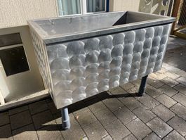 Edelstahl-Trog / Waschbecken