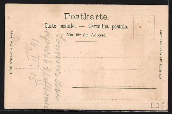 Cartoline postali: Litho Schaffhausen, Obertorturm mit Ober – Usato da Berlin venduto da bartko-reher 1