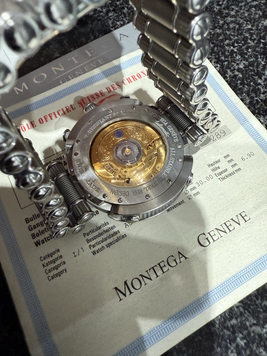 Montegrappa Orologi: Montre Montega Geneve Chronometer Limited Edition – Usato da Widnau venduto da RetoW01 1