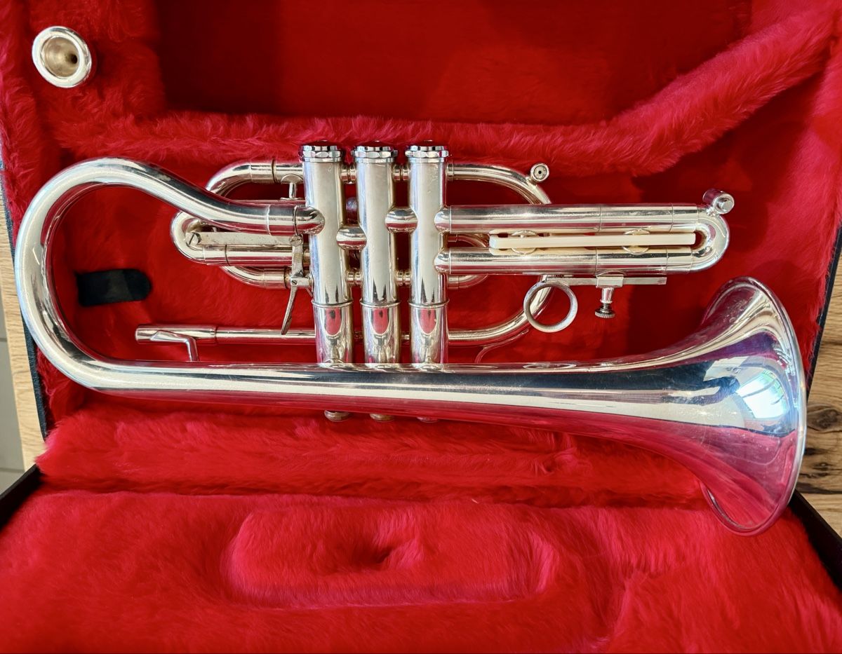 Musikinstrumente: Cornet Capri by Getzen Silber – Gebraucht aus Aathal-Seegräben von Euridice 4
