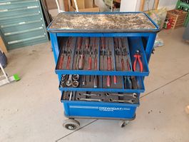 Dowidat Werkstattwagen mit Einlagen und Werkzeug