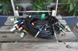 Multicore, 8 Kanal, male XLR auf Klinke stereo, einmal gebr.