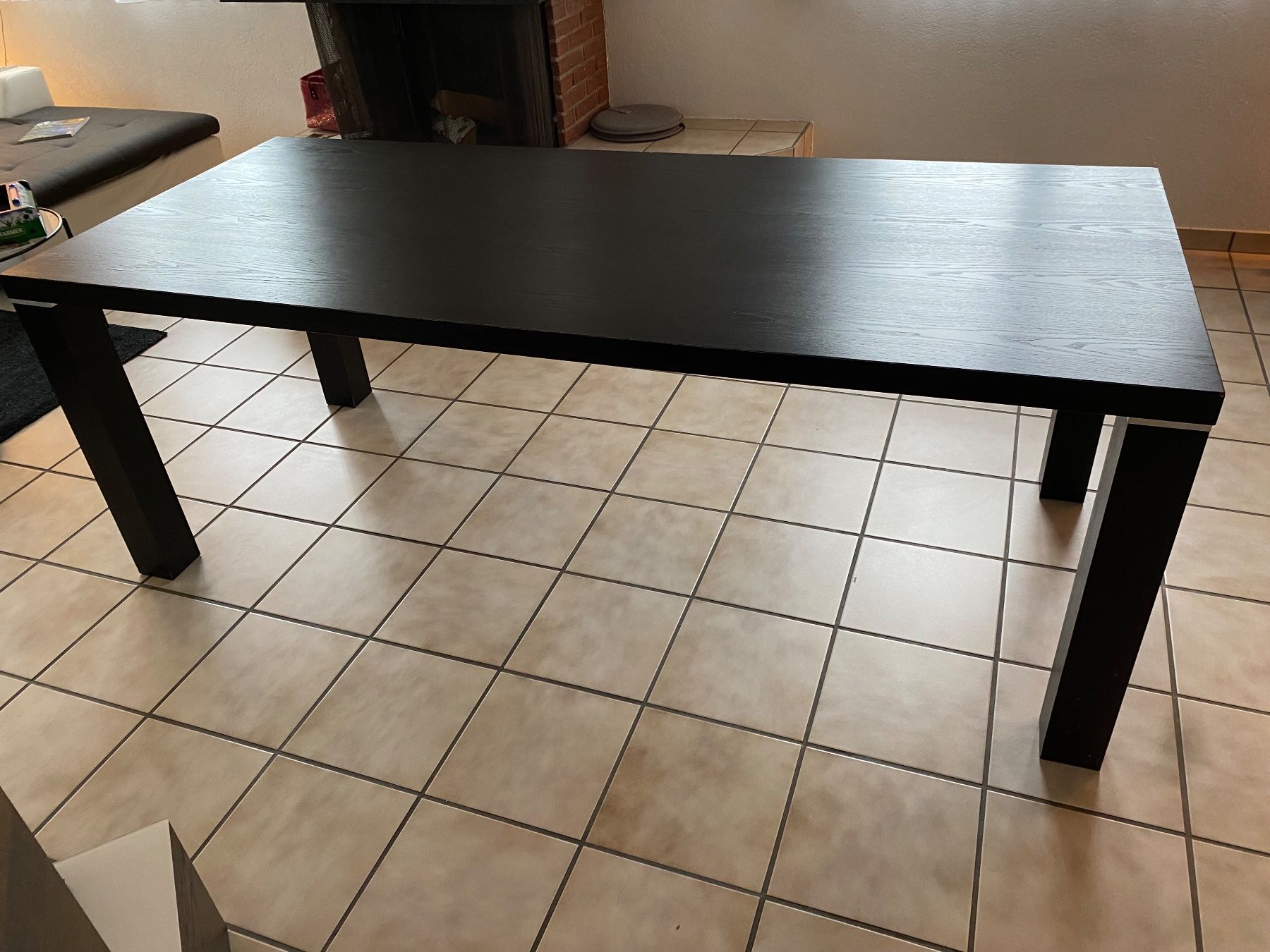 Tavoli: Esstisch Holz dunkel 210cm x 90cm – Usato da Speicherschwendi venduto da ChHW 1